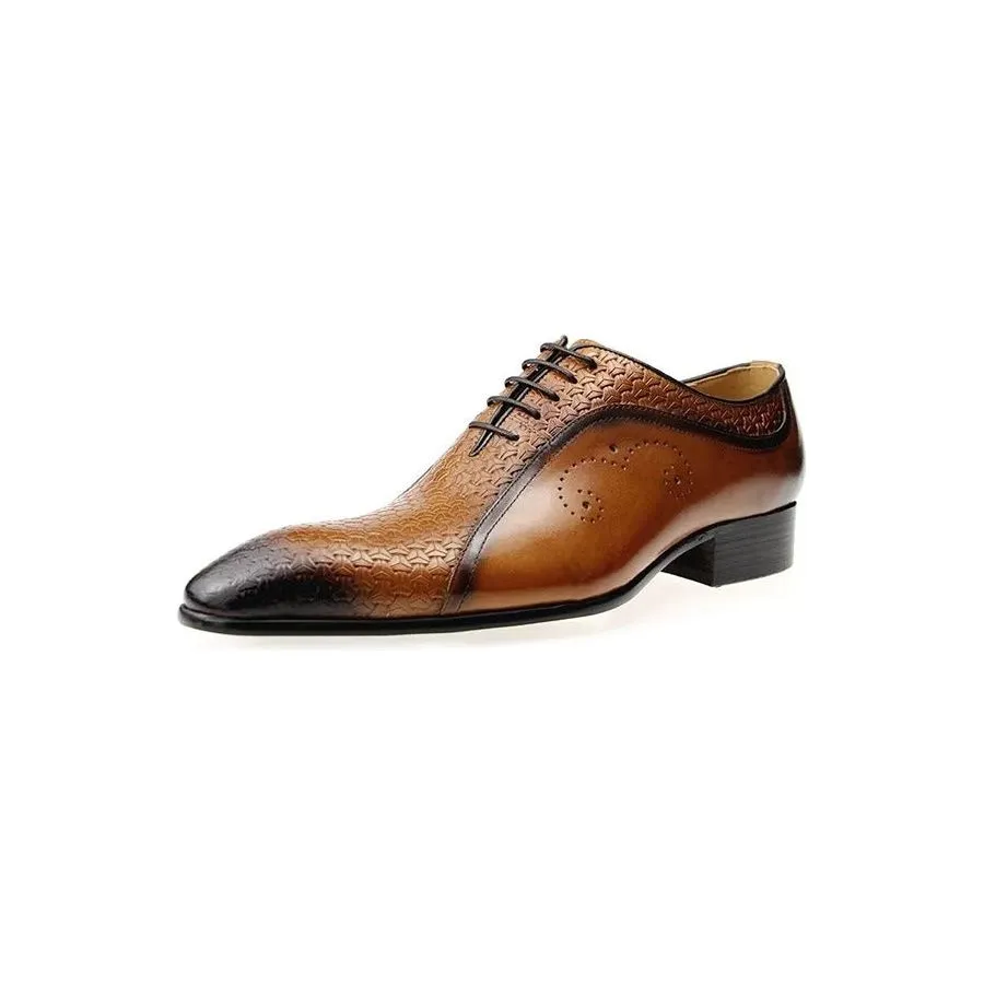 LuxeLeather Classy Wedding Brogues