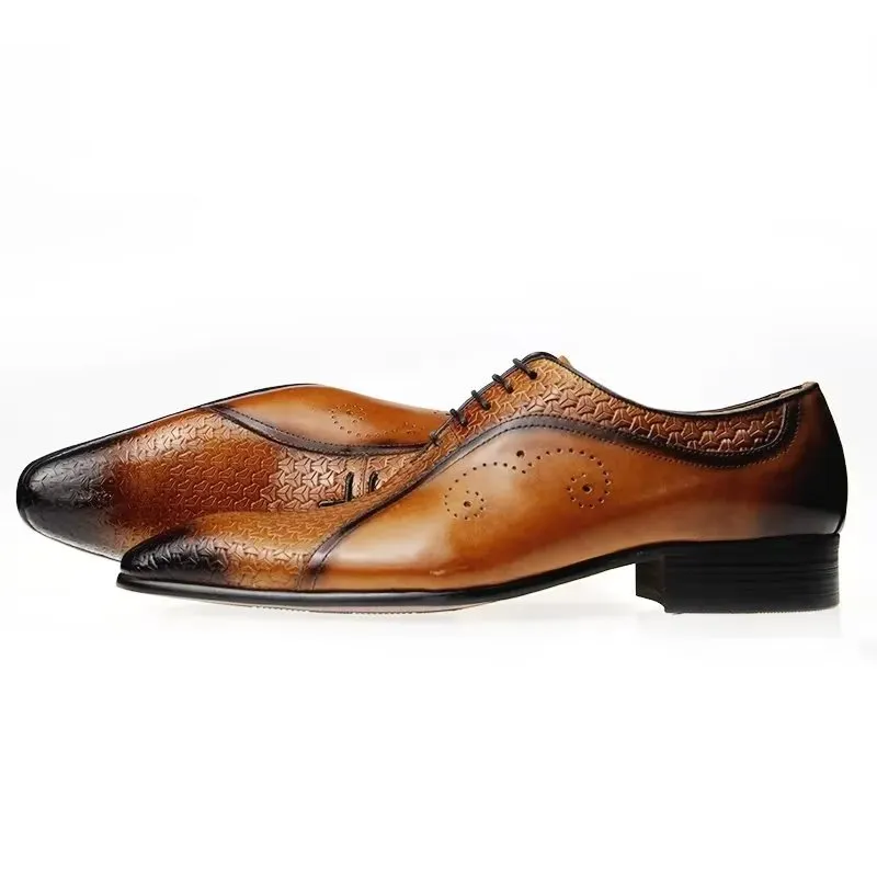 LuxeLeather Classy Wedding Brogues