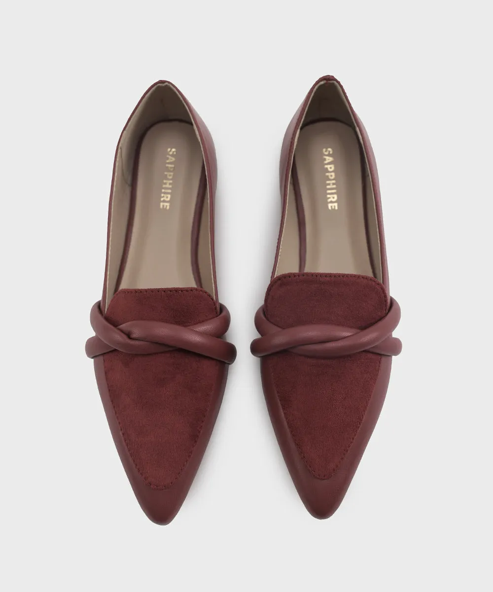 Maroon Loafers