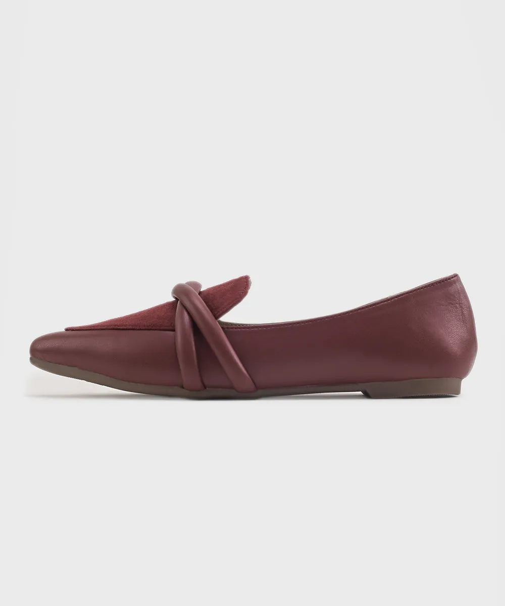 Maroon Loafers