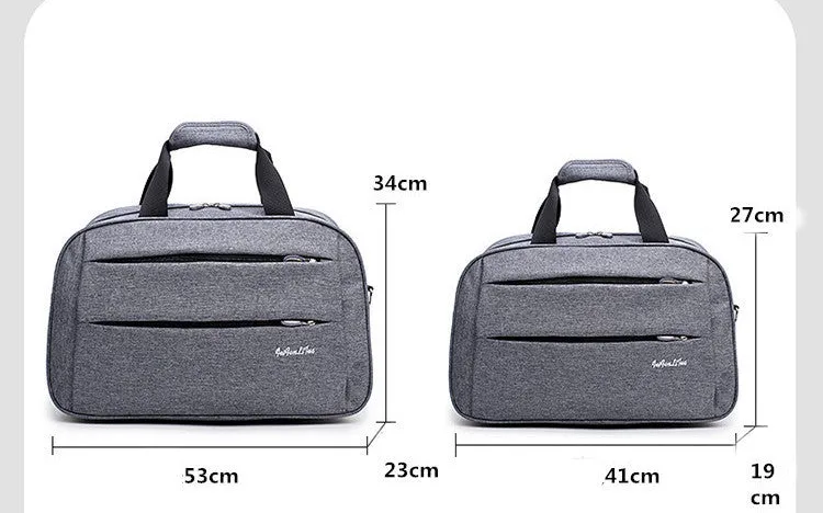 Men's Large Waterproof Travel Bag - Foldable, Durable, 20-35L Capacity