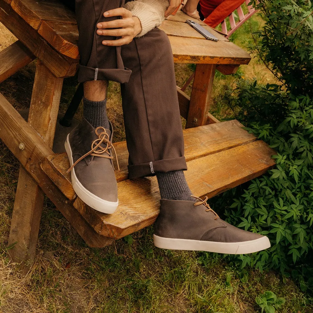 Mens - Maslon Desert Boot - Charcoal