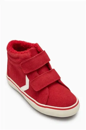 Next Younger Boys Red High Top Skate Chukka Boots