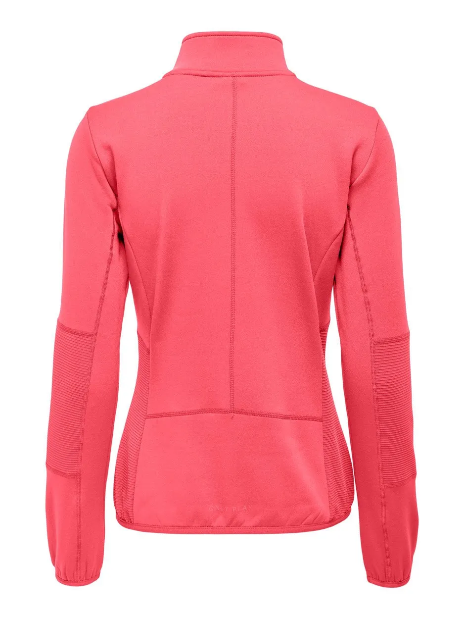 Onpjetta Hn Fleece Jck - Noos - Zalm/peach