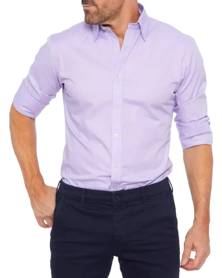 Oxford Stretch Zip Shirt