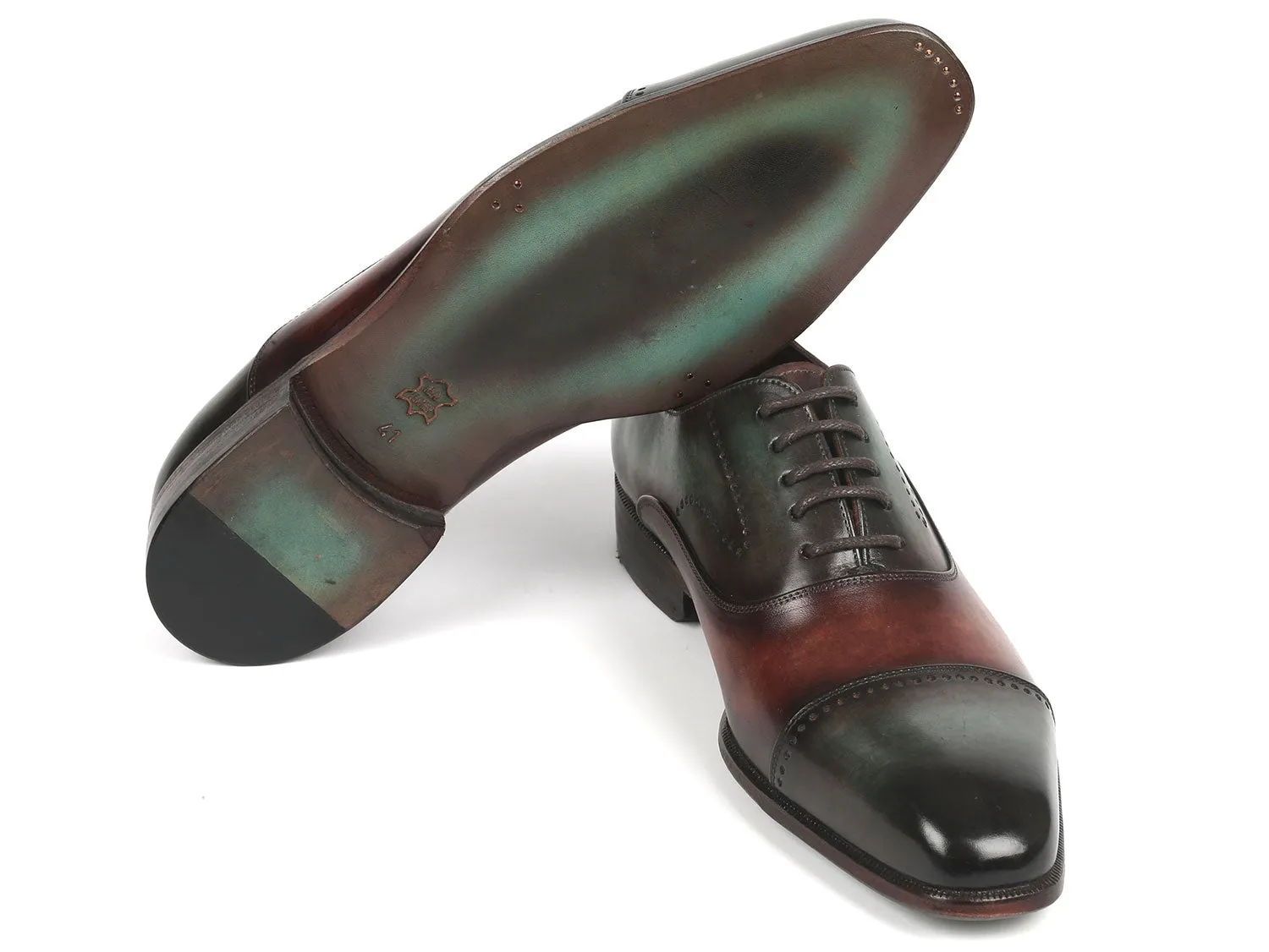 Paul Parkman Handcrafted Cap Toe Oxfords