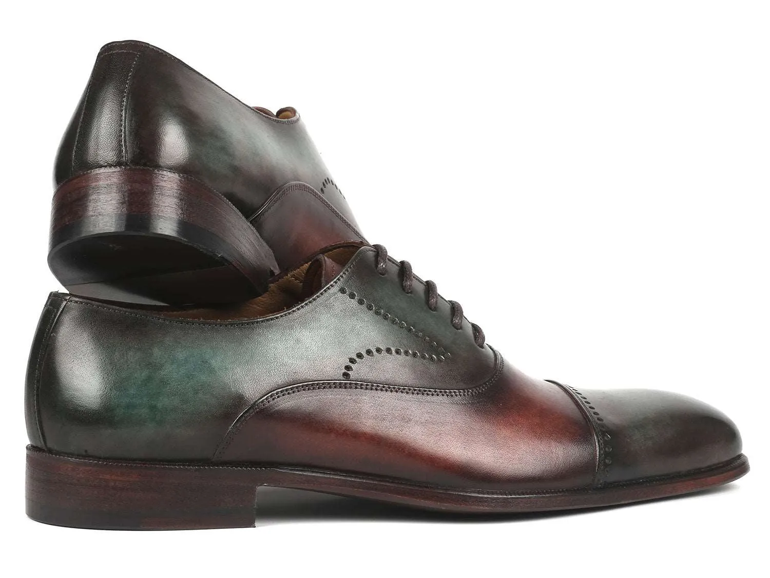 Paul Parkman Handcrafted Cap Toe Oxfords