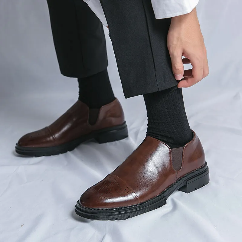 PIETRO GENUINE LEATHER LOAFERS