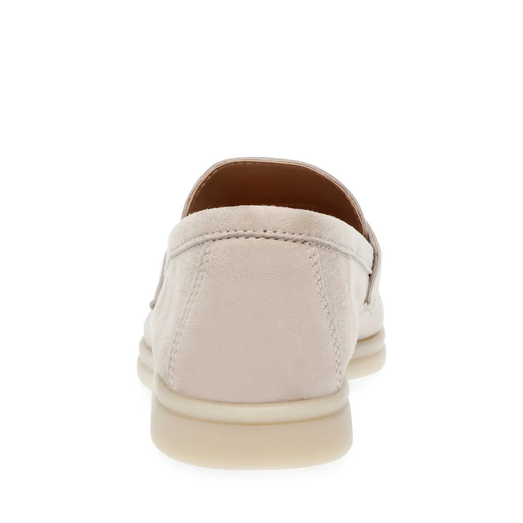 Portland Flat Shoe BONE SUEDE