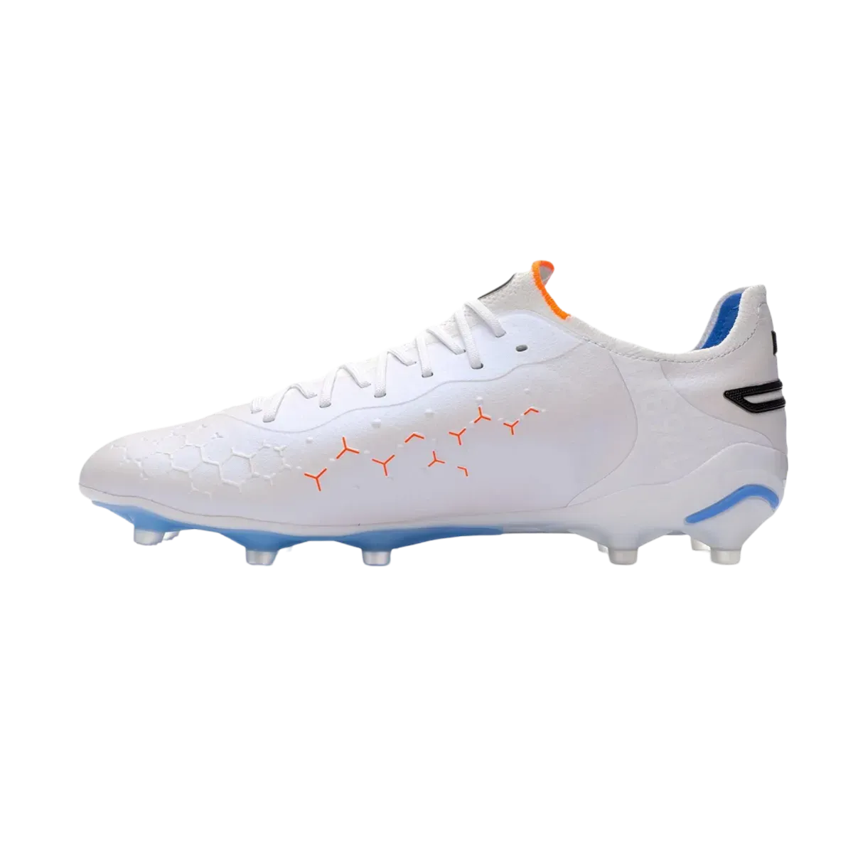 Puma King Ultimate FG/AG White Blue - Goatkits Boots