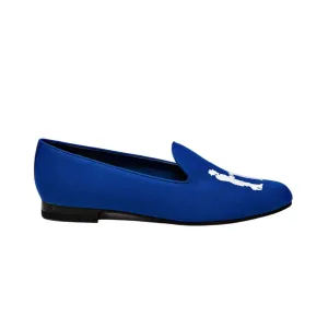 Slipper in Cobalt with White Logo