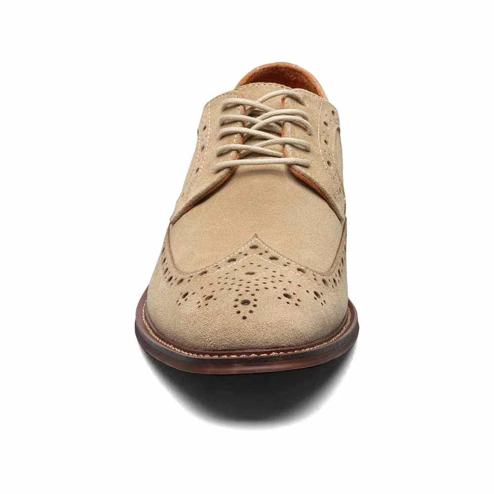 Stacy Adams Sand MARLIGAN Wingtip Oxford