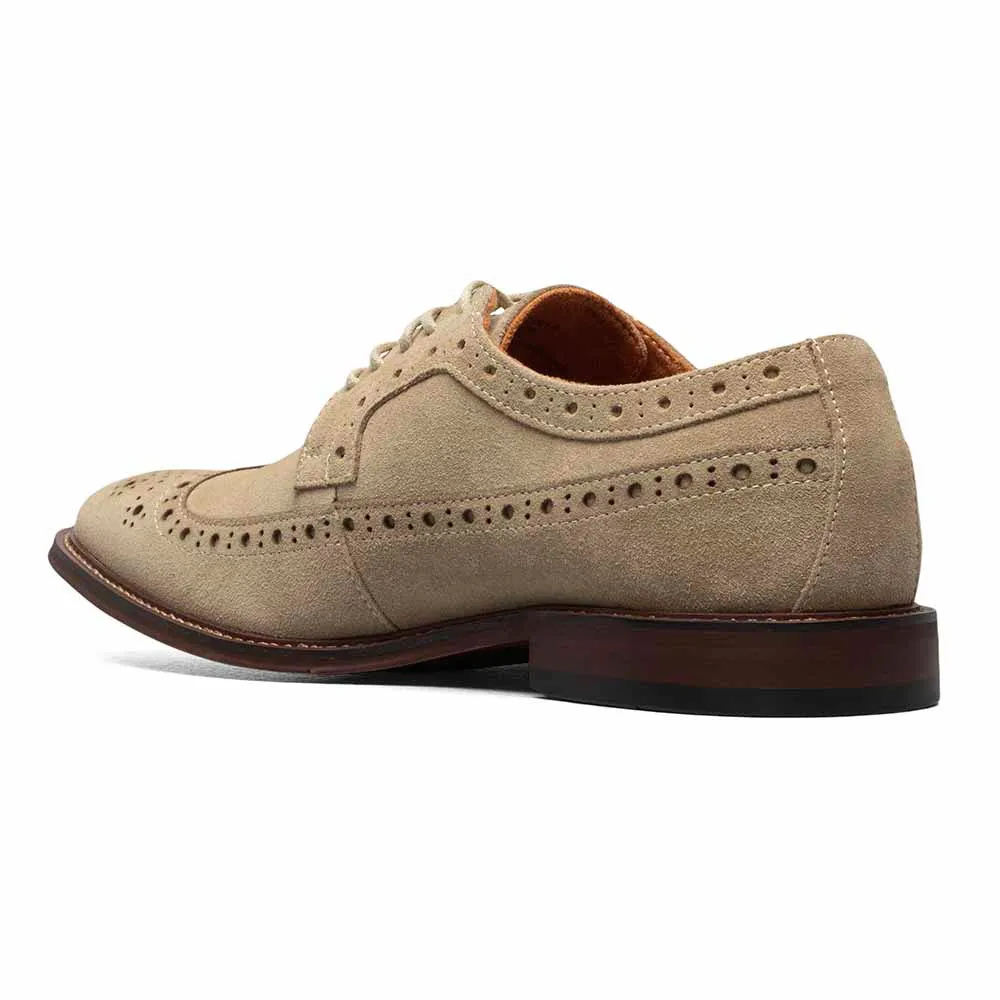 Stacy Adams Sand MARLIGAN Wingtip Oxford