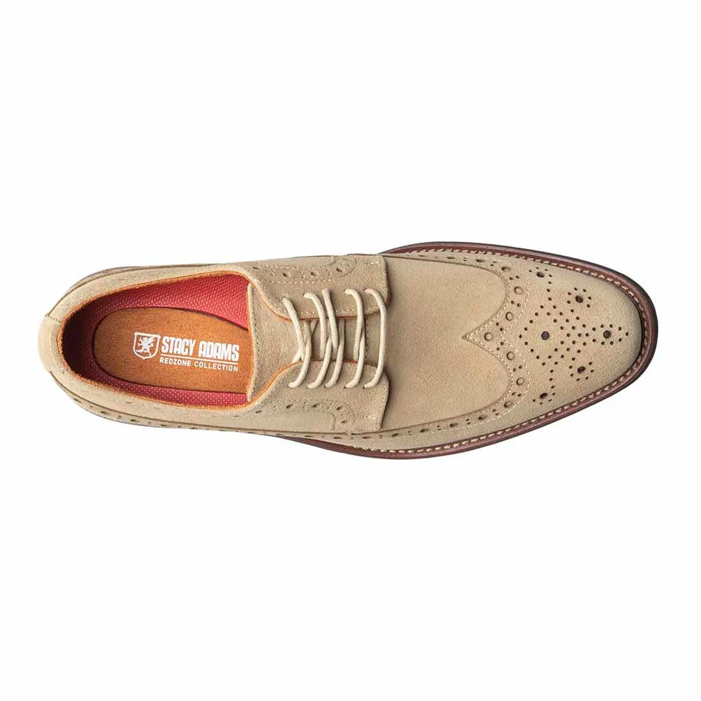 Stacy Adams Sand MARLIGAN Wingtip Oxford