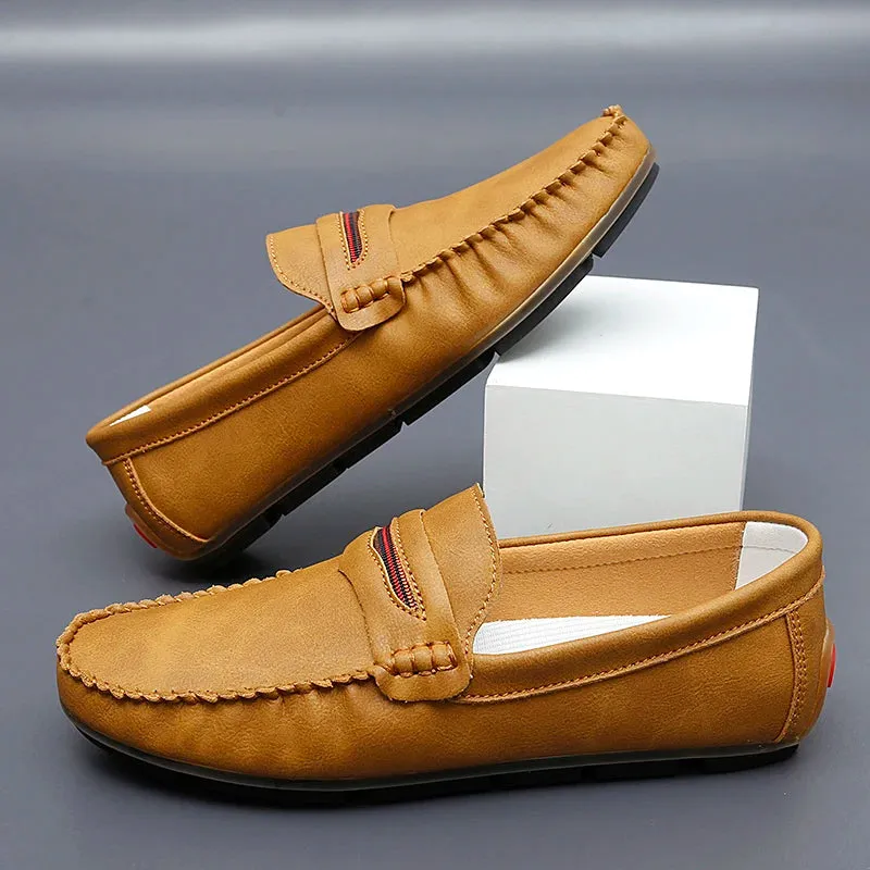 STEFAN LEE GENUINE LEATHER LOAFERS