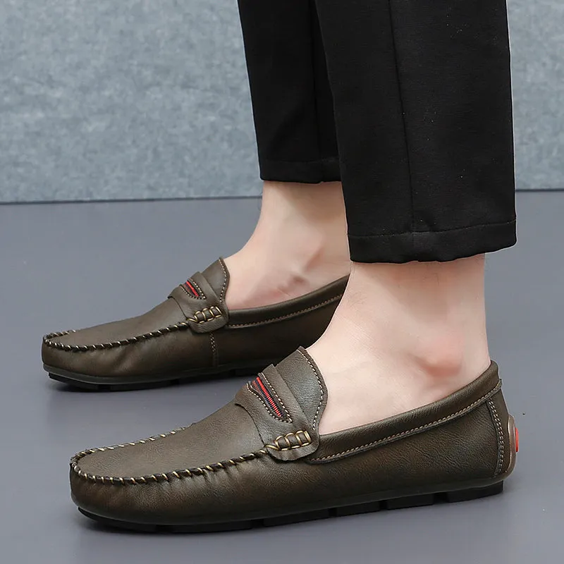 STEFAN LEE GENUINE LEATHER LOAFERS