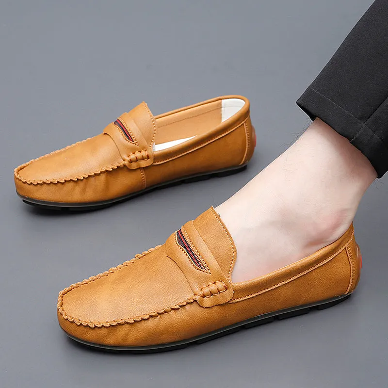 STEFAN LEE GENUINE LEATHER LOAFERS