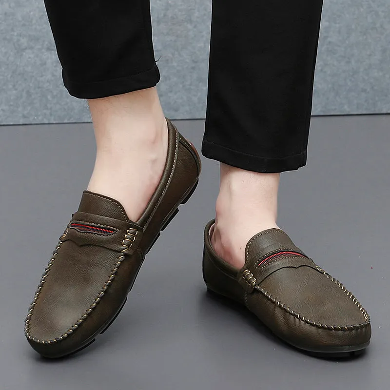 STEFAN LEE GENUINE LEATHER LOAFERS