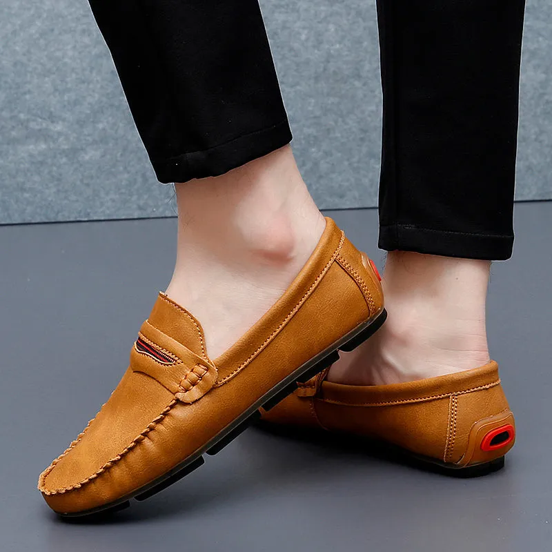 STEFAN LEE GENUINE LEATHER LOAFERS