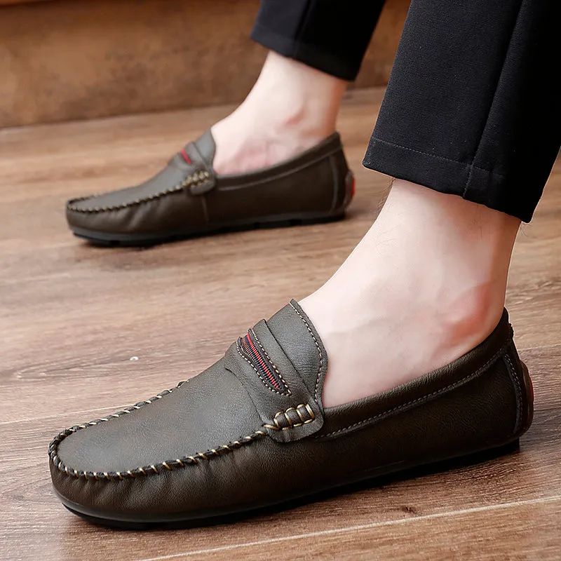 STEFAN LEE GENUINE LEATHER LOAFERS