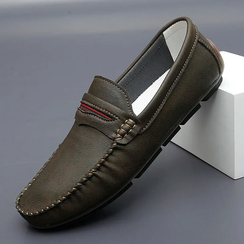 STEFAN LEE GENUINE LEATHER LOAFERS