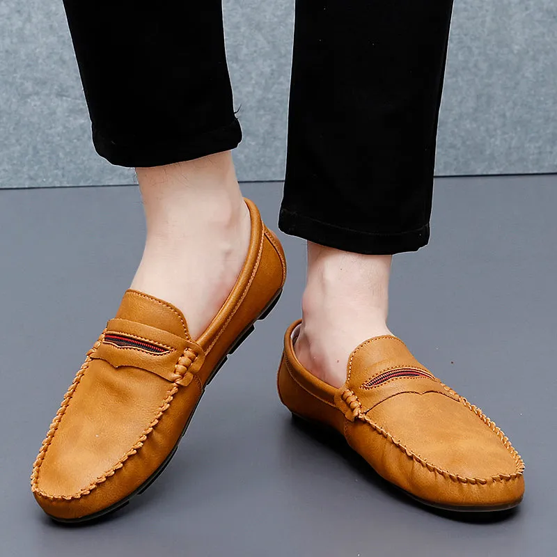 STEFAN LEE GENUINE LEATHER LOAFERS