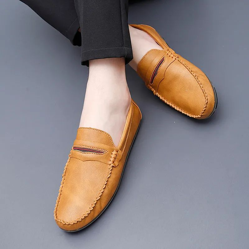 STEFAN LEE GENUINE LEATHER LOAFERS