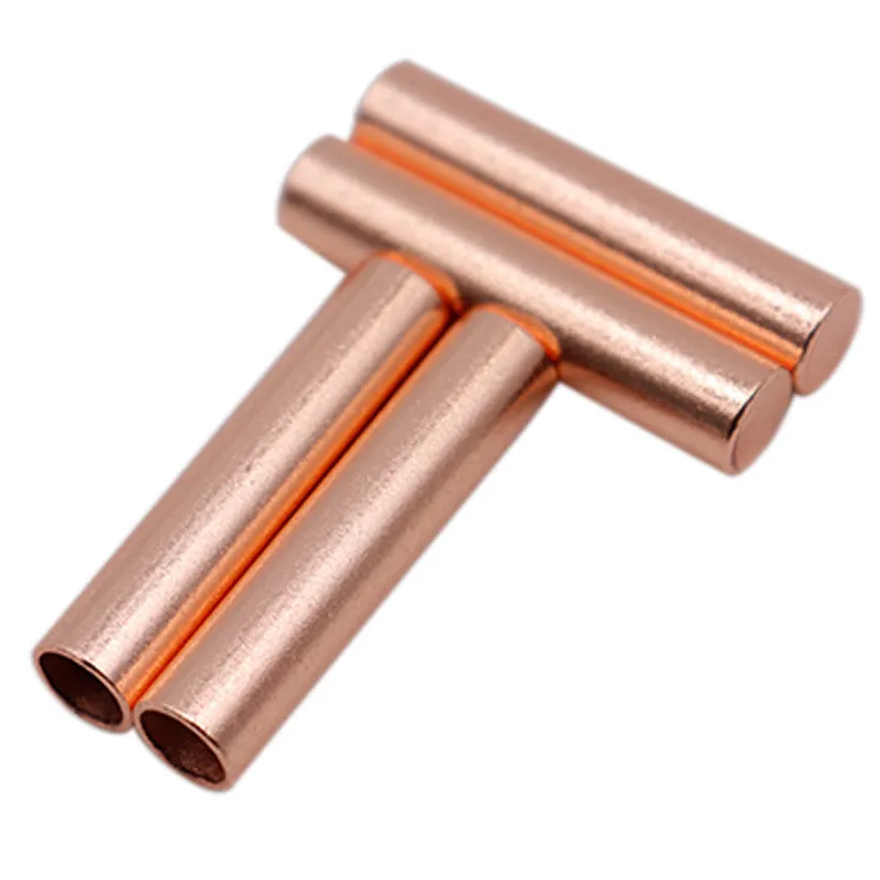 Support Customized Rose Gold Color Round Tube Metal