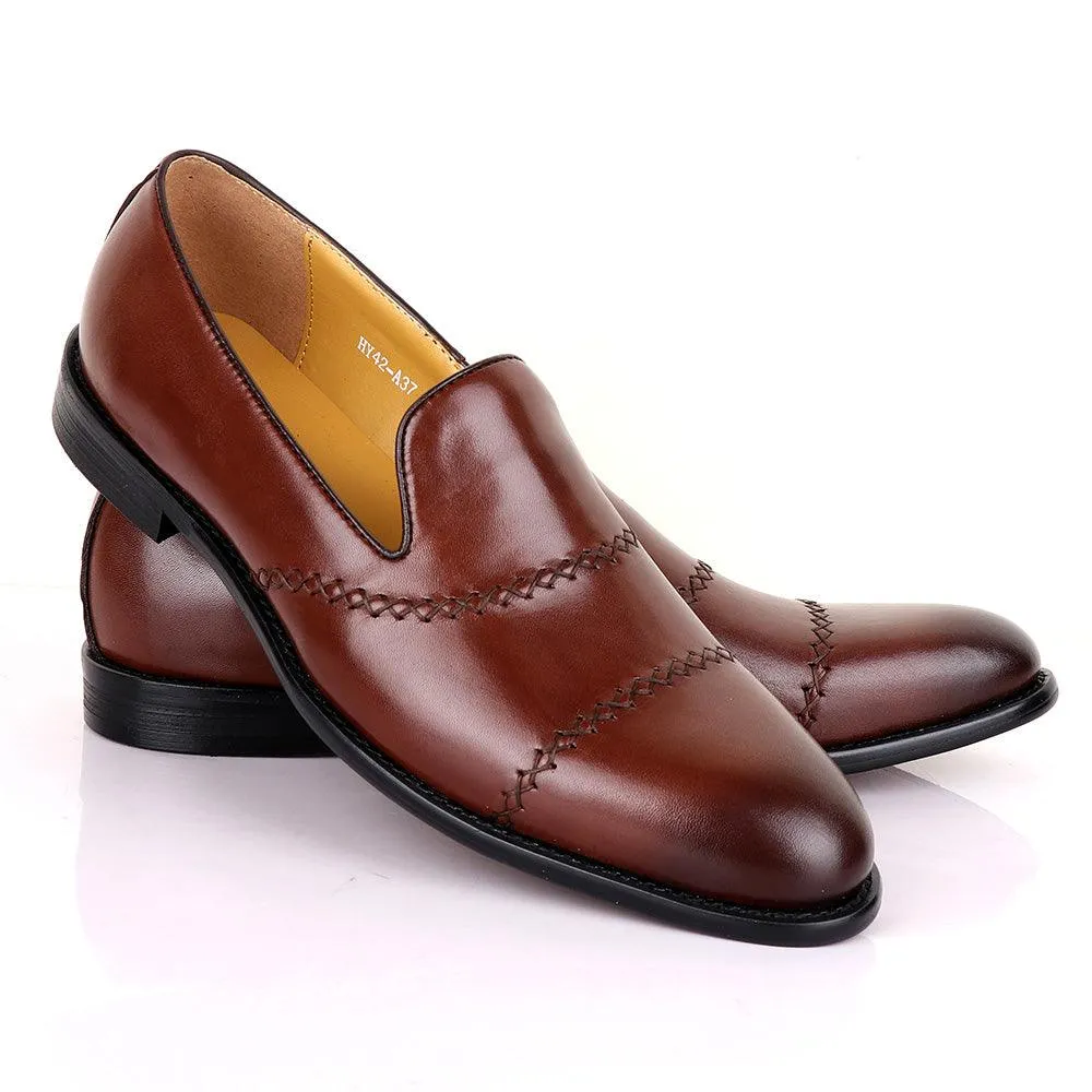 Terry Taylors Treading Brown Leather Shoe