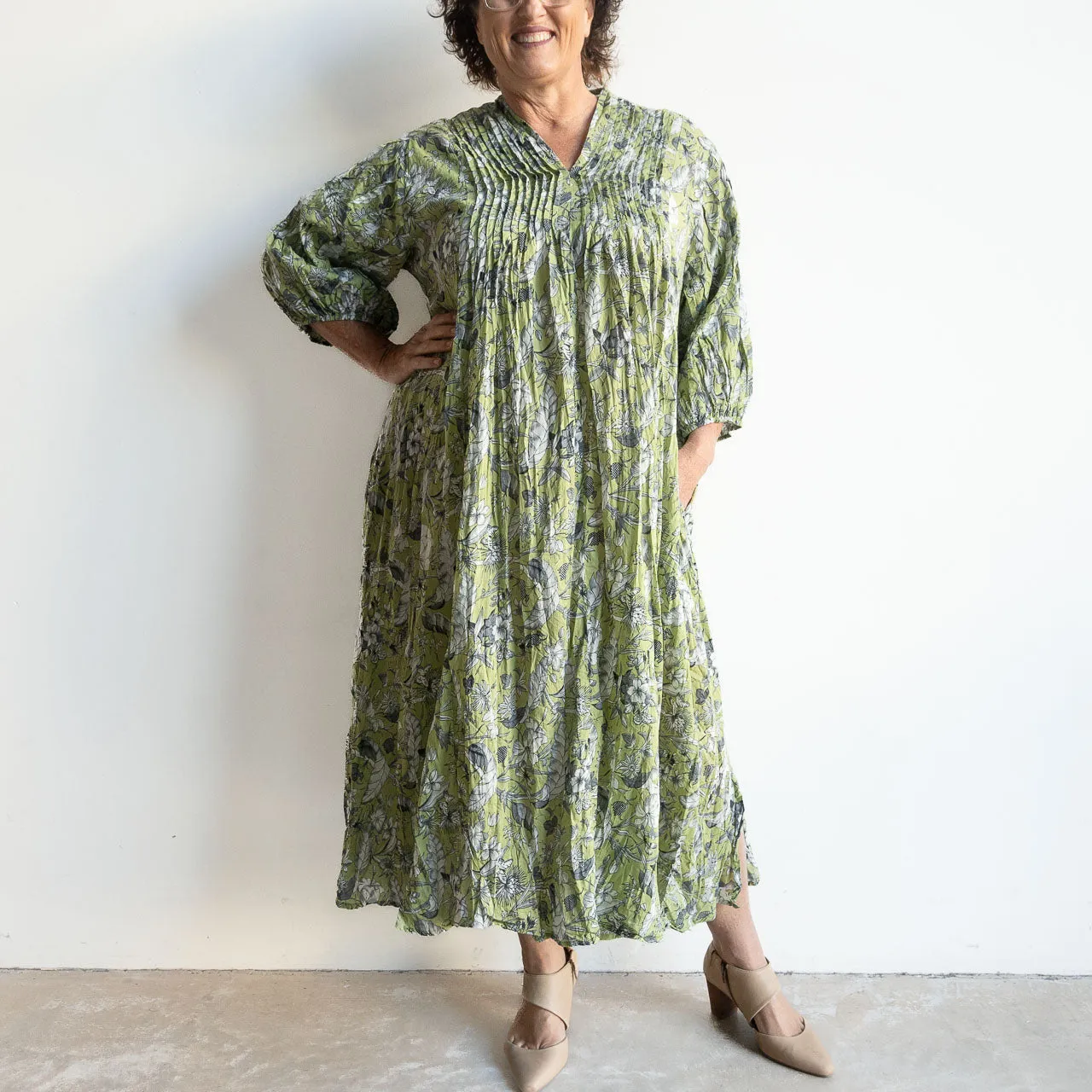 The Wanderer Tunic Dress - Botanical