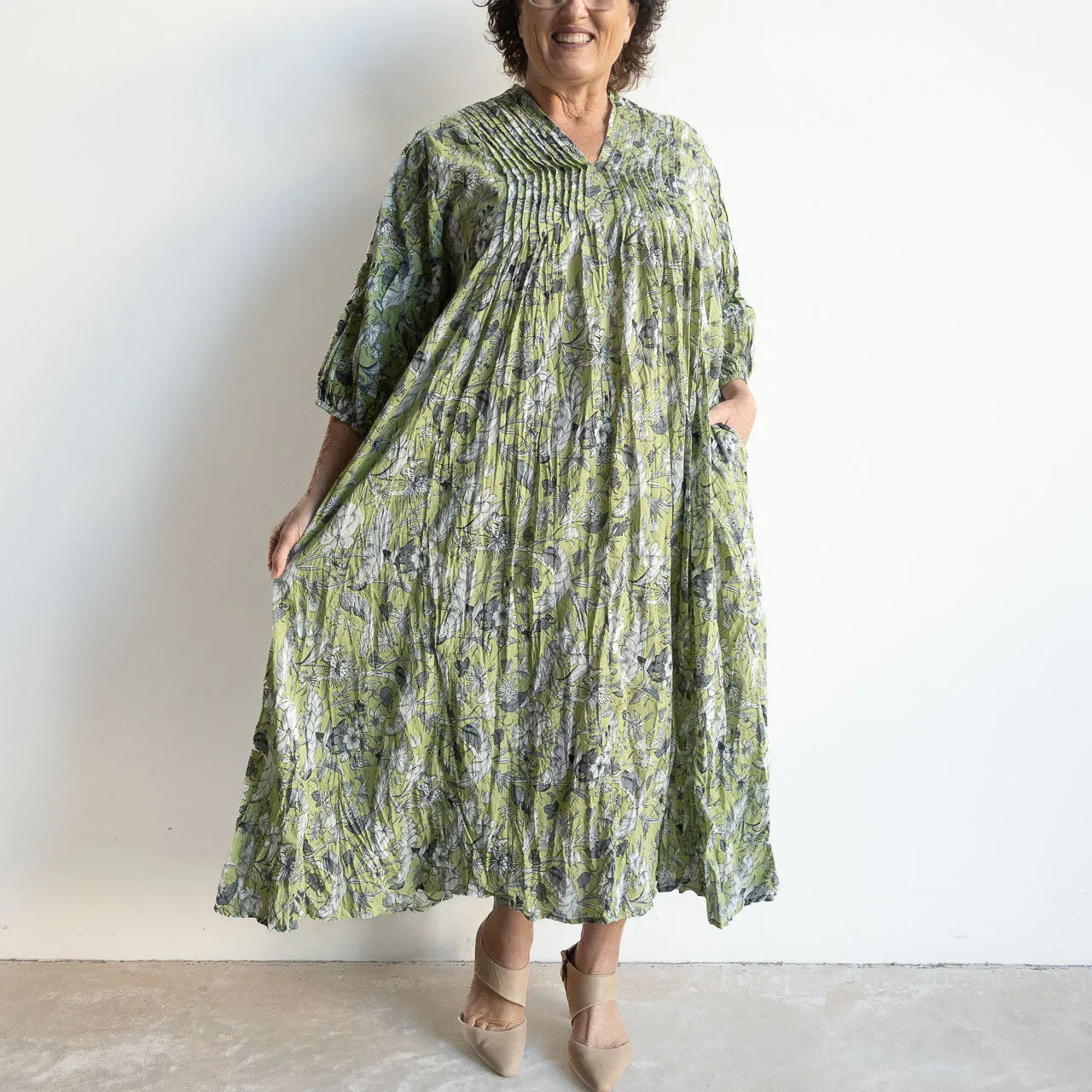 The Wanderer Tunic Dress - Botanical