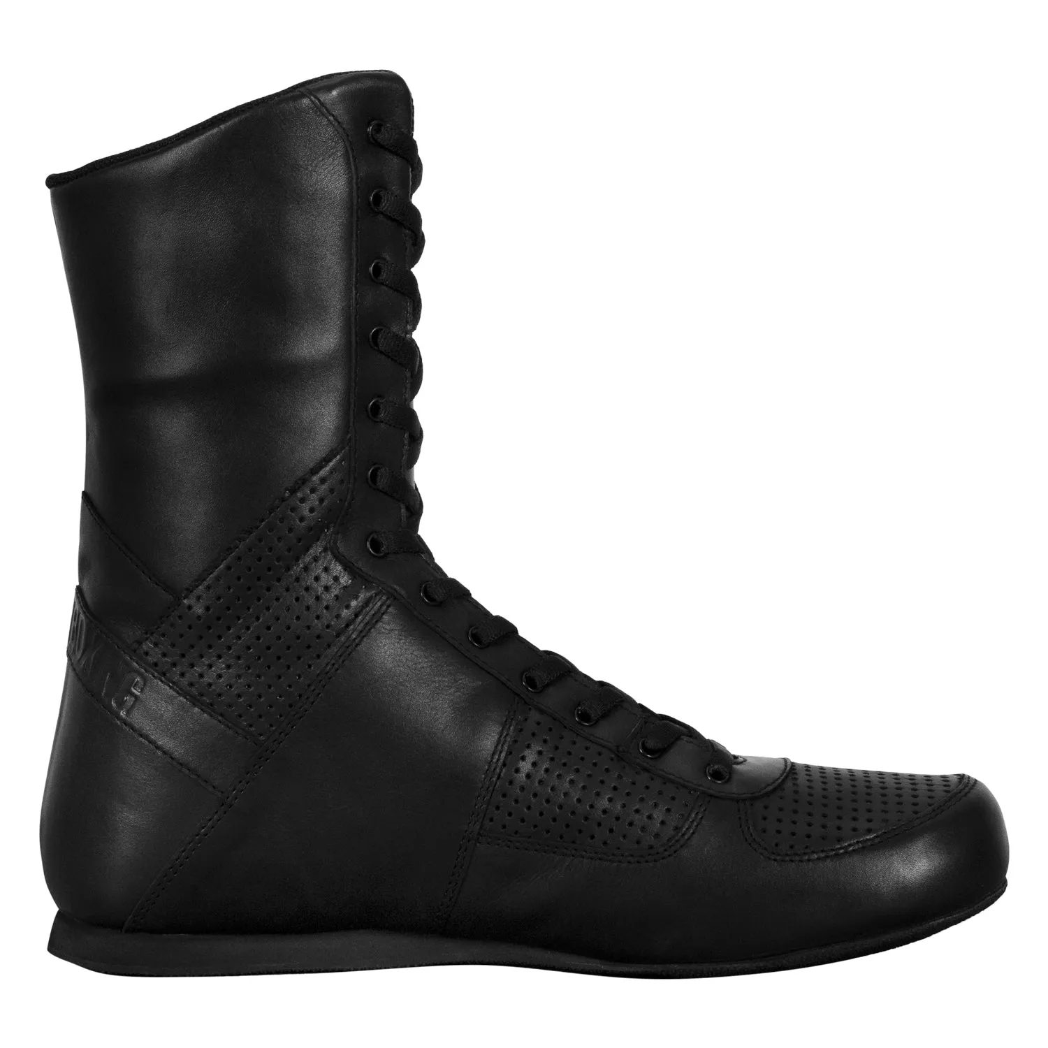 TITLE Boxing High-Top Leather Boxing Shoes