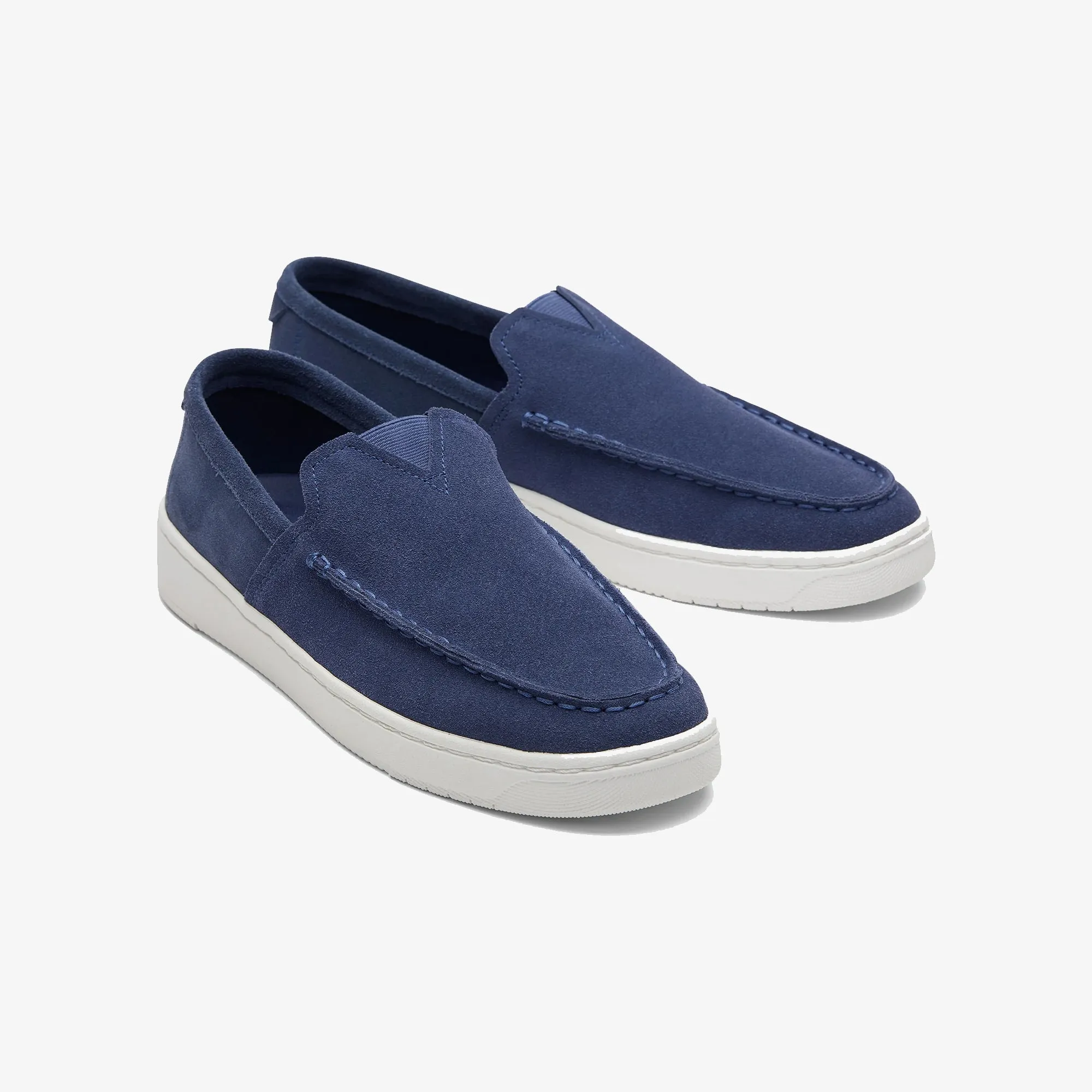 Toms | TRVL LITE SUEDE LOAFERS  { NAVY