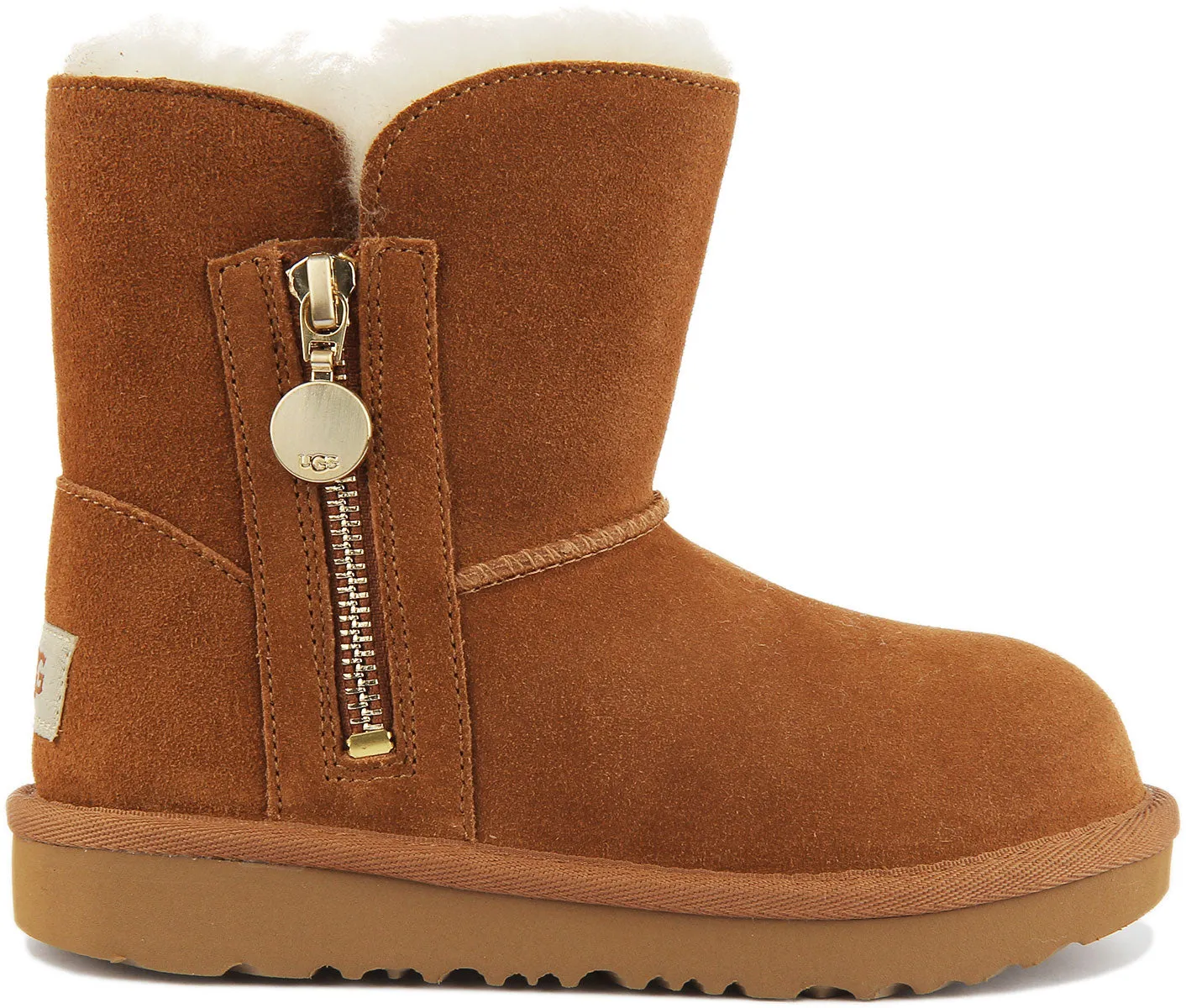 Ugg Australia Bailey Boots In Chestnut For Infants