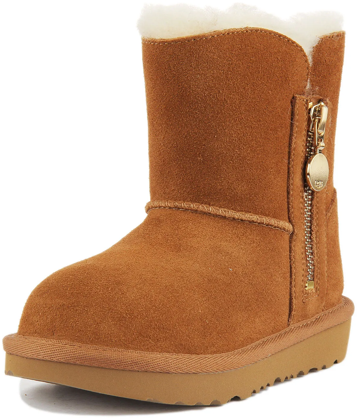 Ugg Australia Bailey Boots In Chestnut For Infants