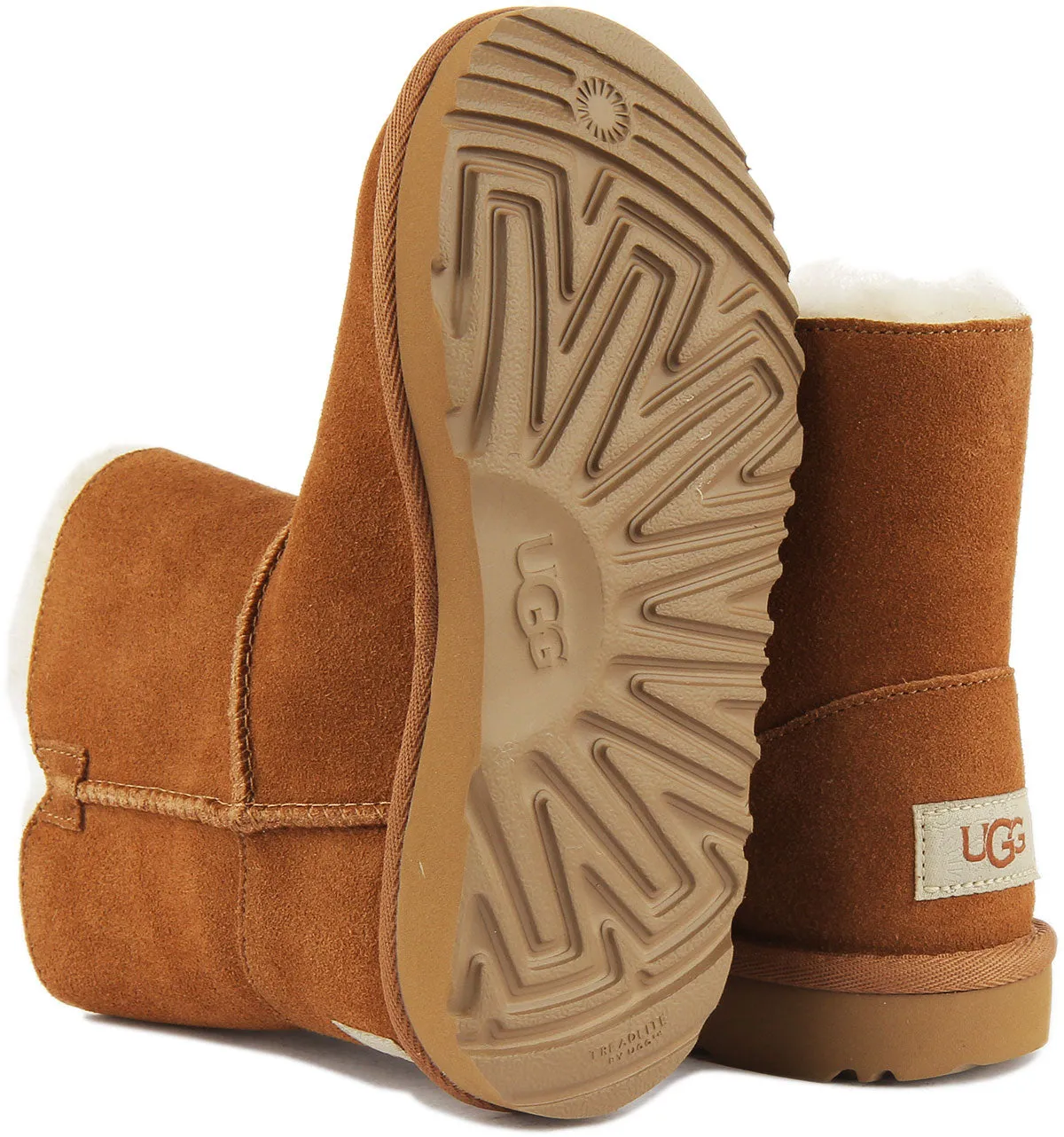 Ugg Australia Bailey Boots In Chestnut For Infants