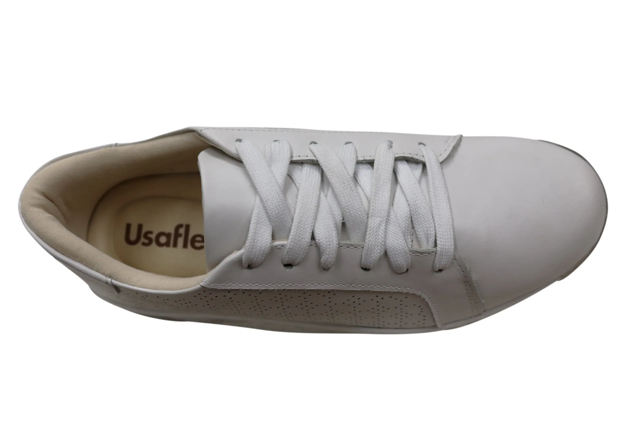 Usaflex Rina Womens Comfortable Leather Casual Shoes Made In Brazil