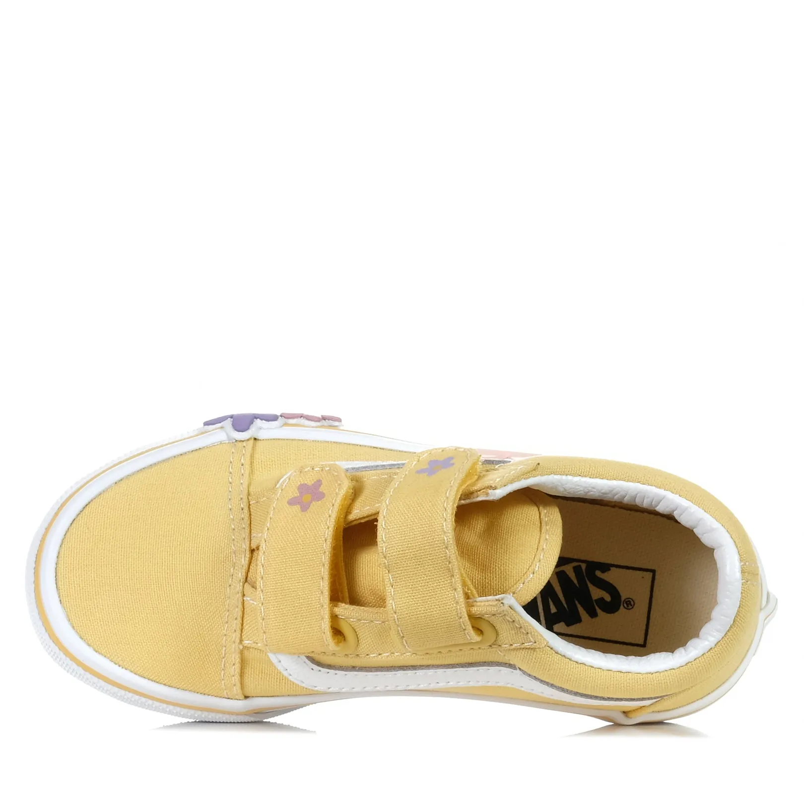 Vans Old Skool V Youth Flower Yellow