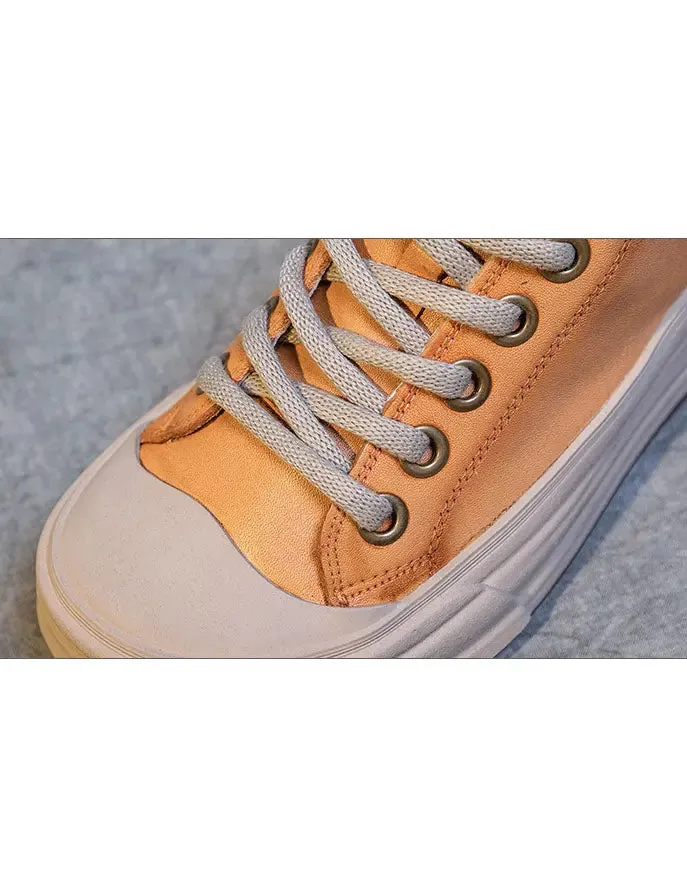 Versatile Leather Sneakers for Women