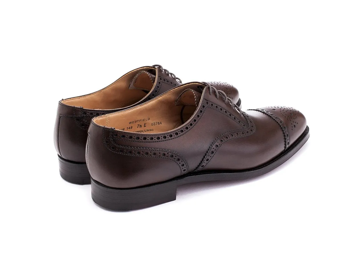 Westfield Dark Brown Burnished Calf