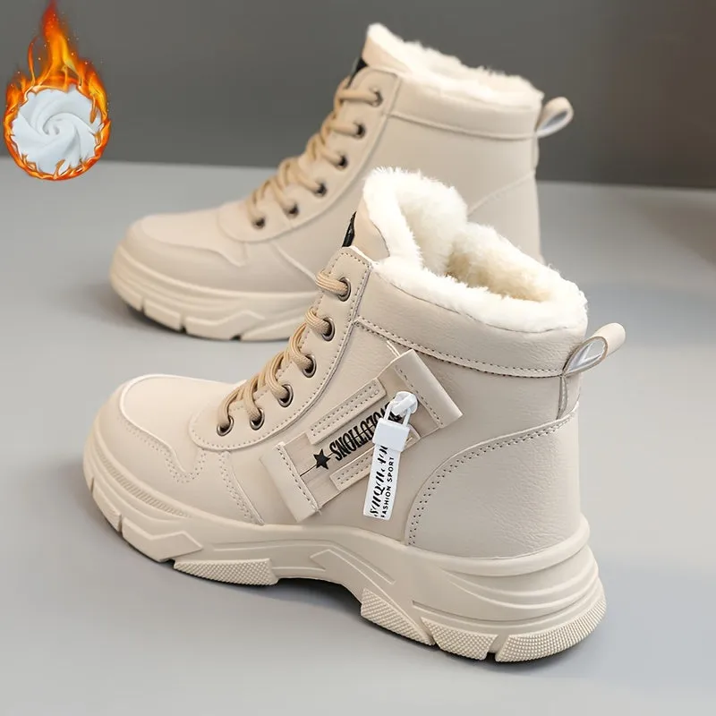 Winterready Womens High Top Sneakers Warm Comfy and Stylish