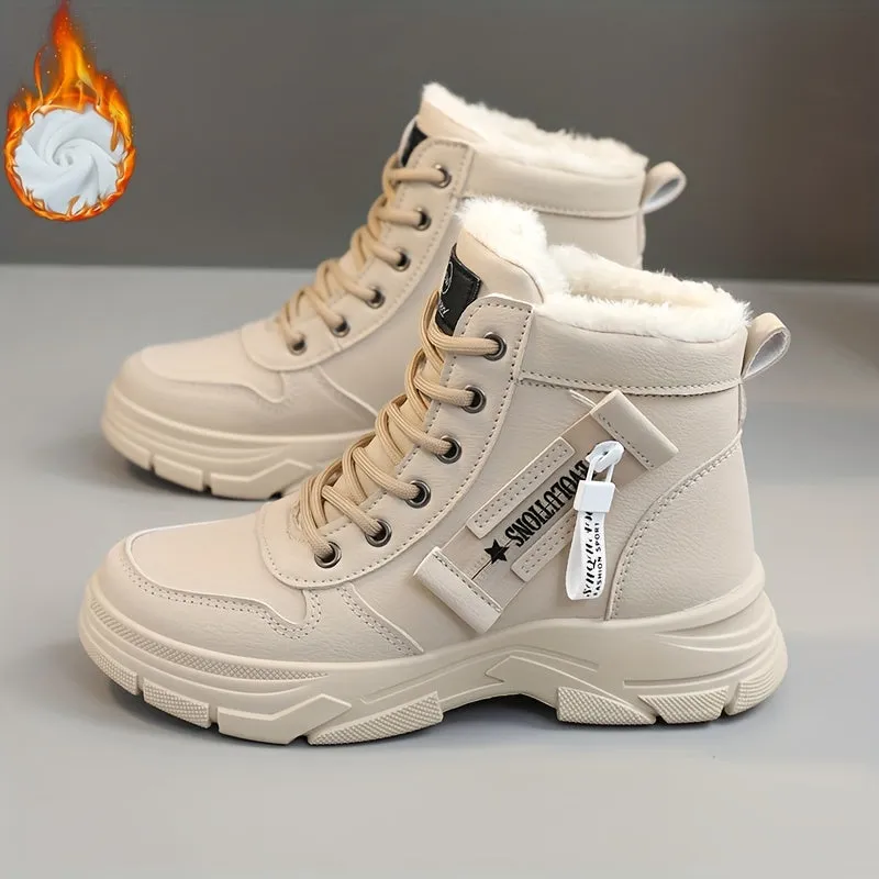 Winterready Womens High Top Sneakers Warm Comfy and Stylish