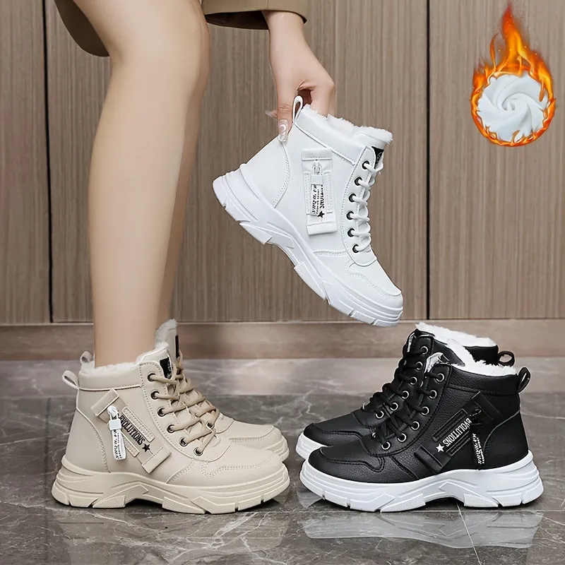 Winterready Womens High Top Sneakers Warm Comfy and Stylish