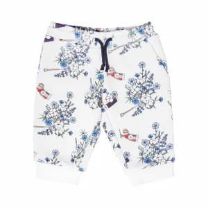 Witte Bloemen Babybroek